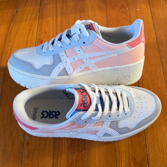 Asics Women’s Japan S PF Platform Sneakers | Size 8 | Pastel Pink and Blue - Picture 2 of 16